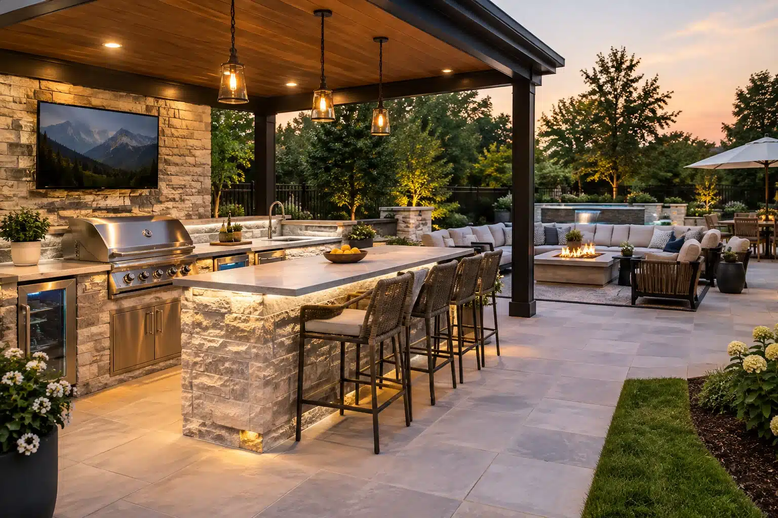 Outdoor kitchen
